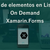 Carga de elementos en demanda ListView |  Xamarin.Forms